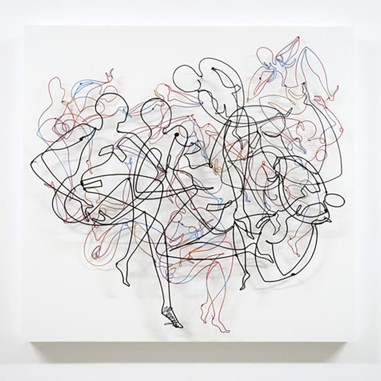 Novas Esculturas de Arame de Pamela Merory Dernham