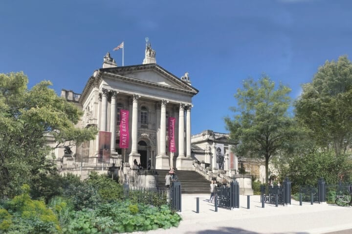 Projetos para o Tate Britain Clore Garden. Imagem cortesia de Tom Stuart-Smith Studio