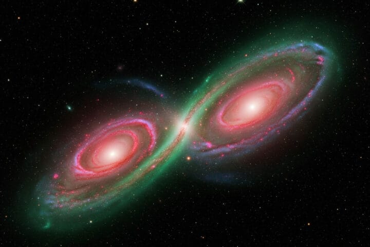 A Galáxia do Infinito: Uma Colisão Cósmica Forjando uma Nova Compreensão sobre a Origem dos Buracos Negros