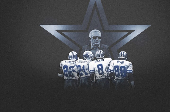 Jerry Jones e seus Cowboys