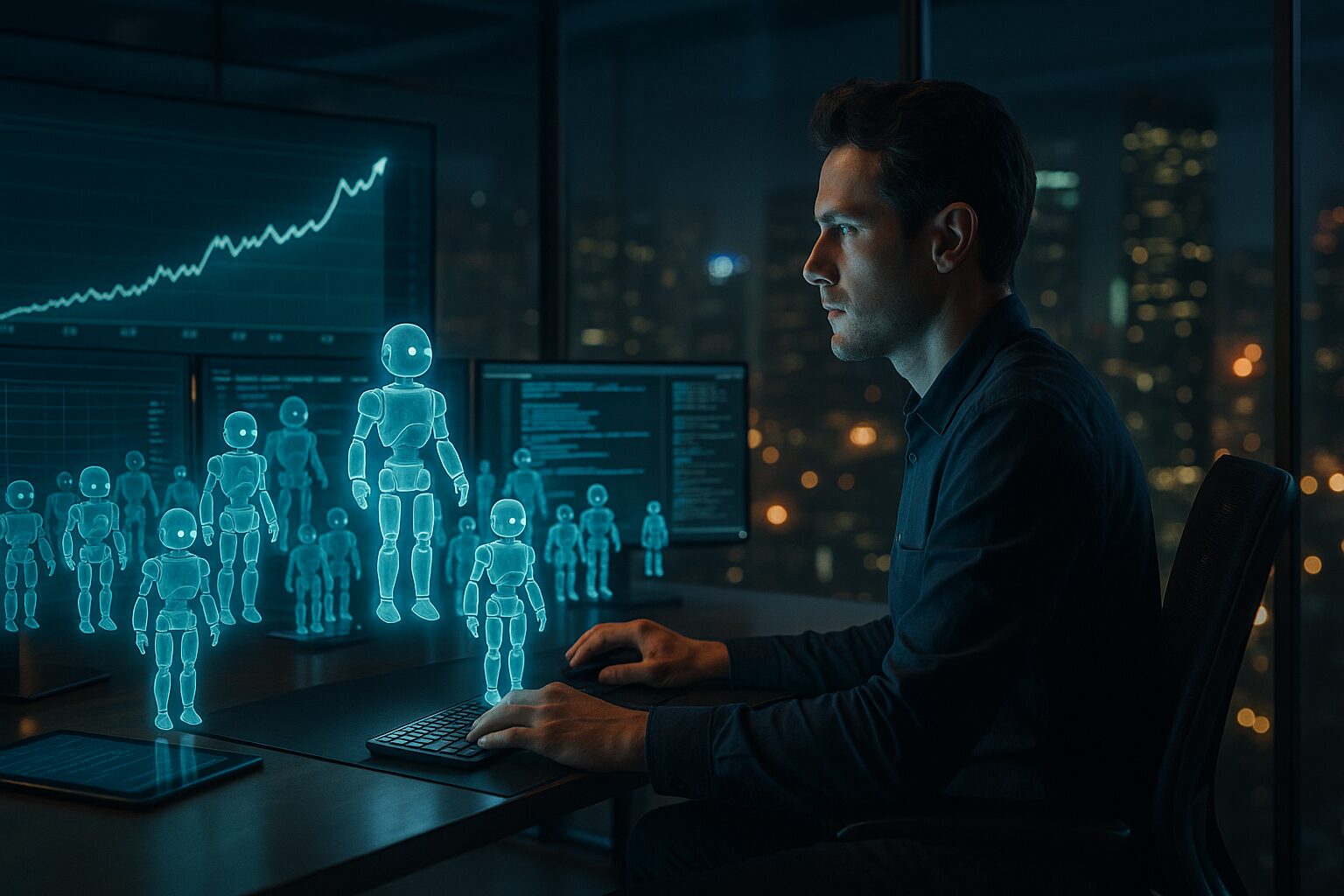 E se a sua startup fosse só você e 10.000 bots? Como virar um unicórnio sem contratar ninguém